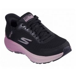 Buty Skechers Slip ins Go Run Consistent 2.0 Cameroon W 128627-BKMV czarne. Czarne buty sportowe na co dzień damskie bez wzorów. Za 517.53 zł.