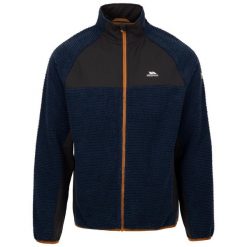 Bluza Polarowa Męska Cranwell. Niebieskie bluzy z kapturem męskie Trespass, na zimę, l, z dzianiny. Za 191.99 zł.