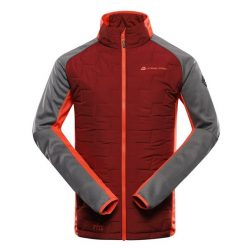 Bluza męska sportowa z wełną merino Alpine Pro Jorw. Niebieskie bluzy bez kaptura męskie Alpine Pro, bez wzorów, z wełny, sportowe, bez kołnierzyka, bez ramiączek. W wyprzedaży za 249.00 zł.