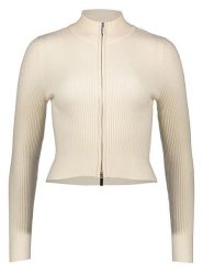 ONLY Kardigan "Senta" w kolorze beżowym rozmiar: XS. Brązowe kardigany damskie Only, xs, bez wzorów, prążkowane. Za 104.99 zł.