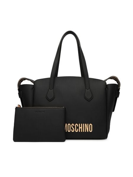 LOVE MOSCHINO Torebka JC4243PP0OKD0000 Czarny. Czarne torebki klasyczne damskie Love Moschino, bez wzorów, ze skóry, bez dodatków. Za 988.99 zł.