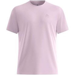 Koszulka męska Odlo T-shirt ESSENTIAL FLYER. Czerwone t-shirty męskie Odlo, l, bez wzorów, z materiału, bez kołnierzyka. Za 179.99 zł.