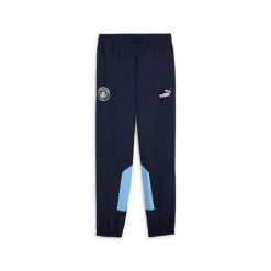 Spodnie dresowe Manchester City 2024/25. Niebieskie spodnie sportowe damskie Puma, s, z dresówki, na fitness i siłownię. Za 239.00 zł.