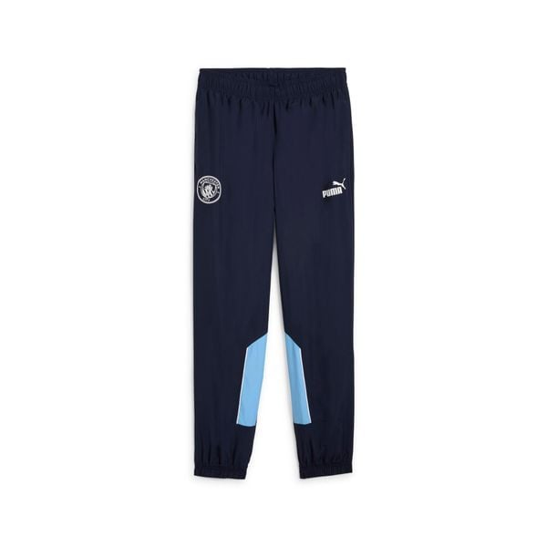 Spodnie dresowe Manchester City 2024/25. Niebieskie spodnie sportowe damskie Puma, s, z dresówki, na fitness i siłownię. Za 242.35 zł.