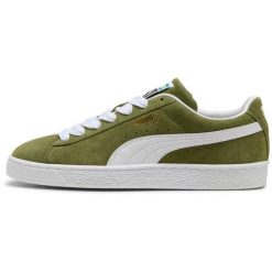 Buty sportowe Puma Suede Classic. Zielone buty sportowe na co dzień damskie Puma, z zamszu, bez zapięcia, Puma Suede. Za 590.00 zł.