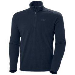Sweter 1/2 zip Helly Hansen Daybreaker. Niebieskie swetry męskie Helly Hansen, bez wzorów, bez kołnierzyka. Za 365.00 zł.