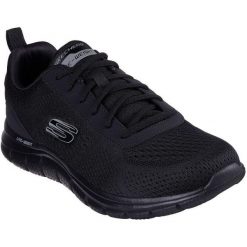 Buty sportowe męskie Skechers Track Leshur. Czarne buty sportowe na co dzień męskie Skechers, bez zapięcia. Za 299.99 zł.