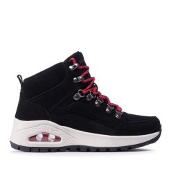 Trapery Skechers. Czarne trapery damskie Skechers, bez obcasa. Za 519.99 zł.