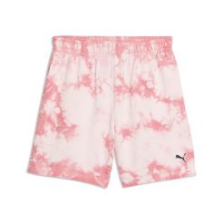 Młodzieżowe luźne szorty Essentials z efektem tie-dye PUMA. Szara szorty męskie Puma, na wiosnę, bez wzorów, z bawełny, młodzieżowe. Za 129.00 zł.