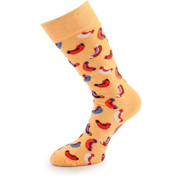 Kolorowe i Wygodne Skarpetki Hot Dog 36-40. Skarpetki damskie ZEAGLE, bez wzorów, z bawełny. Za 116.99 zł.