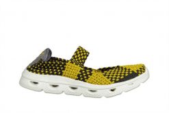 Półbuty Rock Django Mustang Brix 032031, Żółty, Materiał - 38. Żółte półbuty damskie Rock Spring, bez wzorów, z materiału, rockowe, bez obcasa. W wyprzedaży za 152.10 zł.