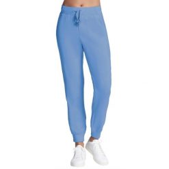 Spodnie sportowe damskie Skechluxe Elevate Jogger Pant. Niebieskie spodnie dresowe damskie Skechers, bez wzorów, z poliesteru. Za 229.99 zł.