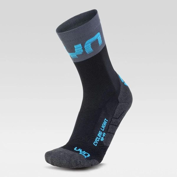 Skarpety rowerowe MAN CYCLING LIGHT SOCKS r.42-44. Czarne skarpetki męskie UYN, bez wzorów. Za 74.99 zł.