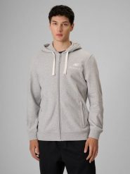 4F Bluza dresowa regular z kapturem męska - szara XXL. Szare bluzy z kapturem męskie 4f, m, z dresówki. Za 189.99 zł.