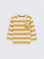 Coccodrillo Bluzka ZC2143101TRN Żółty Regular Fit. Żółte t-shirty chłopięce COCCODRILLO, bez wzorów, z bawełny, bez ramiączek. Za 49.00 zł.