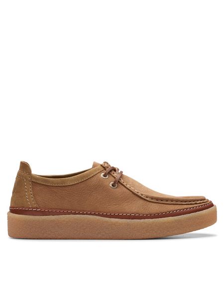 Clarks Mokasyny Clarkwood Moc 26176870 Brązowy. Brązowe mokasyny męskie Clarks, z nubiku. Za 369.99 zł.