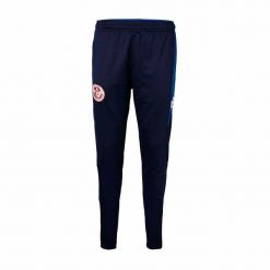 Spodnie treningowe Tunisie Abunszip Pro 7 2024. Niebieskie spodnie materiałowe męskie Kappa, bez wzorów, sportowe. Za 255.30 zł.