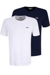 Koszulka sportowa męska Fila Brod Tee 2-pak. Białe t-shirty sportowe męskie Fila, na lato, m, z bawełny, bez ramiączek, na fitness i siłownię. Za 91.99 zł.