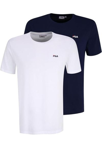 Koszulka sportowa męska Fila Brod Tee 2-pak. Białe t-shirty sportowe męskie Fila, na lato, m, z bawełny, bez ramiączek, na fitness i siłownię. Za 91.99 zł.