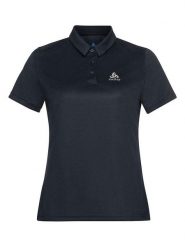 Odlo Funkcyjna koszulka polo "Cardada" w kolorze granatowym rozmiar: M. Niebieskie bluzki sportowe damskie Odlo, m, bez wzorów, z materiału, bez ramiączek. Za 160.45 zł.