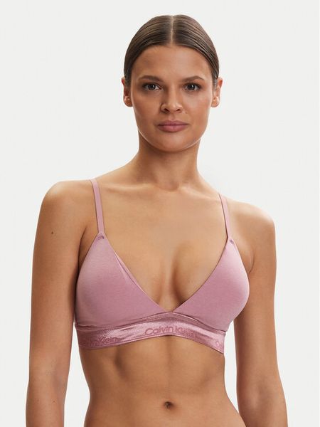 Calvin Klein Underwear Biustonosz braletka LV00QF8825 Różowy. Czerwone biustonosze Calvin Klein Underwear, bez wzorów, z bawełny. Za 179.99 zł.