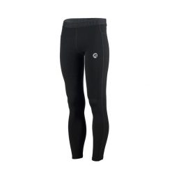 Legginsy do biegania męskie Rogelli Power. Czarne spodnie dresowe męskie Rogelli, bez wzorów, z dresówki. W wyprzedaży za 115.00 zł.