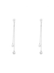 DIAMOND & CO Złote kolczyki-wkrętki "Planer sur ton coeur" z diamentami rozmiar: onesize. Szare kolczyki damskie Diamond & Co, z diamentem, złote. Za 1,130.99 zł.