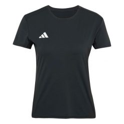 Koszulka Adidas Sport Adizero E Tee Damskie. Czarne bluzki sportowe damskie Adidas, s, z materiału, bez kołnierzyka, bez ramiączek. Za 167.99 zł.