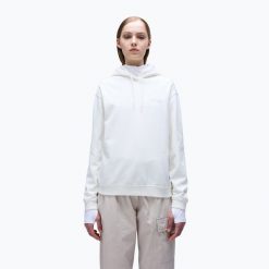 Bluza damska Napapijri B-Blanche Hooded. Białe bluzy bez kaptura damskie Napapijri. Za 349.99 zł.