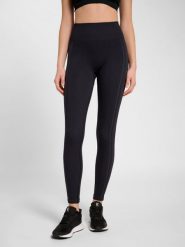 Damskie legginsy Hummel. Czarne bielizna termoaktywna damska HUMMEL, l, bez wzorów, z materiału. Za 193.30 zł.