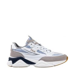 Buty damskie Fila Recade. Fioletowe buty sportowe na co dzień damskie Fila, bez wzorów, z gumy, trekkingowe. Za 318.00 zł.