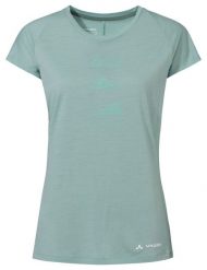 Koszulka damska Tekoa Wool T-Shirt. Zielone t-shirty damskie Vaude, bez wzorów, z wełny, bez kołnierzyka. Za 339.00 zł.