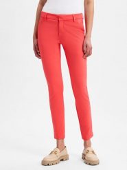 MOS MOSH Spodnie Kobiety Bawełna czerwony, 36. Czerwone spodnie materiałowe damskie Mos Mosh, bez wzorów, z bawełny, eleganckie. Za 349.95 zł.