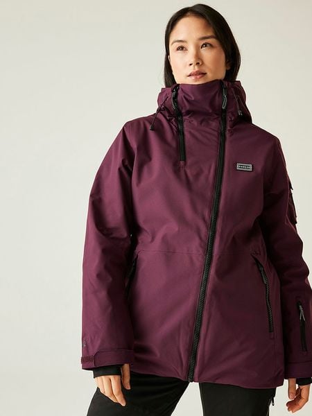 Dare 2b Kurtka narciarska "Gnarly" w kolorze bordowym rozmiar: 38. Czerwone kurtki narciarskie i snowboardowe damskie Dare 2b, m, bez wzorów, bez kaptura, narciarskie. Za 479.76 zł.