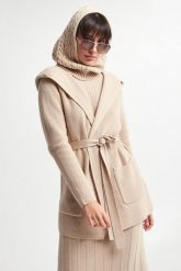 Kardigan damski wełniany Nava MAX MARA LEISURE. Kardigany damskie Max Mara Leisure, m, bez wzorów, z wełny. W wyprzedaży za 1,332.12 zł.