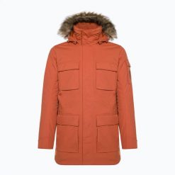 Kurtka zimowa męska Jack Wolfskin Glacier Canyon Parka. Brązowe kurtki męskie Jack Wolfskin, na zimę, m, bez wzorów. Za 879.99 zł.