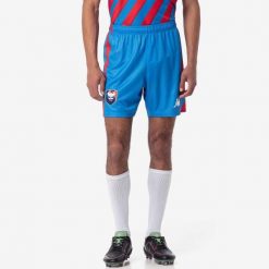 Szorty SM Caen Kombat Ryder 2024/25. Czerwone szorty męskie Kappa, bez wzorów, sportowe. Za 167.60 zł.