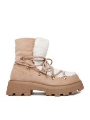 DeeZee Śniegowce 13211-5 Beżowy. Brązowe śniegowce damskie DeeZee, z materiału. Za 239.99 zł.