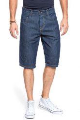 SPODENKI MUSTANG Denim Bermuda 1009615 5000 880. Szorty męskie Mustang, z denimu, bez kołnierzyka. W wyprzedaży za 79.99 zł.