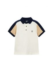 Mayoral Polo 3109 Biały Regular Fit. Białe t-shirty chłopięce Mayoral, bez wzorów, z bawełny, bez ramiączek. Za 99.99 zł.