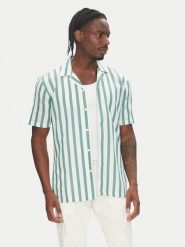 Lindbergh Koszula 30-203321 Zielony Relaxed Fit. Zielone koszule męskie Lindbergh, m, bez wzorów, z bawełny, bez kołnierzyka, bez ramiączek. Za 159.99 zł.