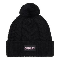 Czapka Zimowa Unisex Oakley Harper Pom Beanie. Fioletowe czapki męskie Oakley, na zimę, bez wzorów, sportowe. Za 140.99 zł.