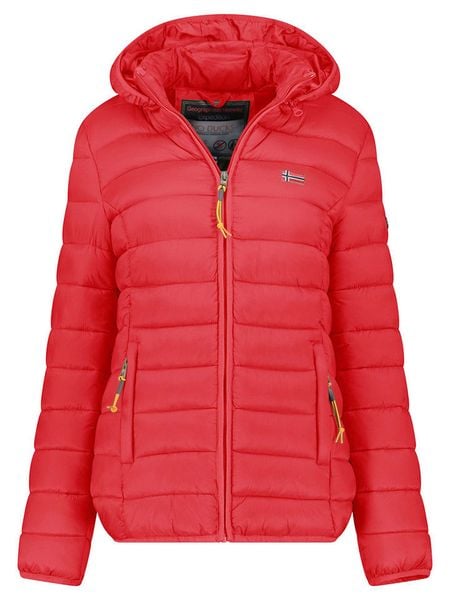 Geographical Norway Kurtka pikowana "Atikolor" w kolorze czerwonym rozmiar: S. Czerwone kurtki damskie Geographical Norway, s, bez wzorów, bez kaptura. Za 166.49 zł.