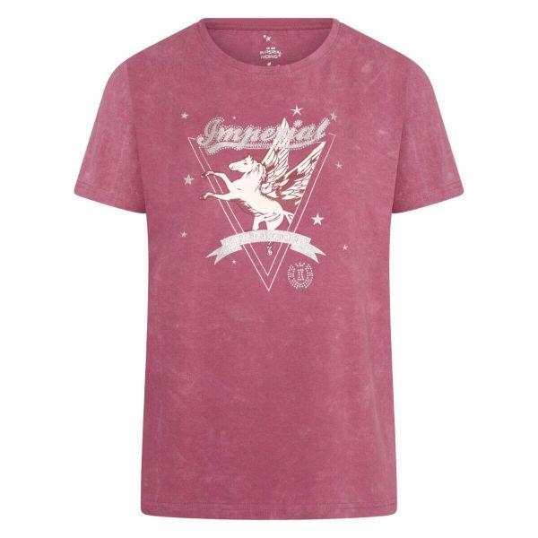 Koszulka damska Imperial Riding Blossom. Czerwone bluzki sportowe damskie IMPERIAL RIDING, bez kołnierzyka, bez ramiączek. Za 155.00 zł.