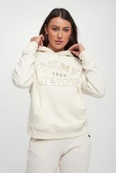 Bluza damska z kapturem DKNY. Bluzy z kapturem damskie DKNY, m. W wyprzedaży za 307.30 zł.