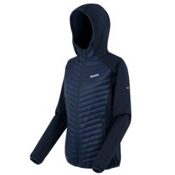 Kurtka damska hybrydowa Andreson. Niebieskie kurtki damskie Regatta, na zimę, bez wzorów, z materiału, z kapturem. Za 229.99 zł.