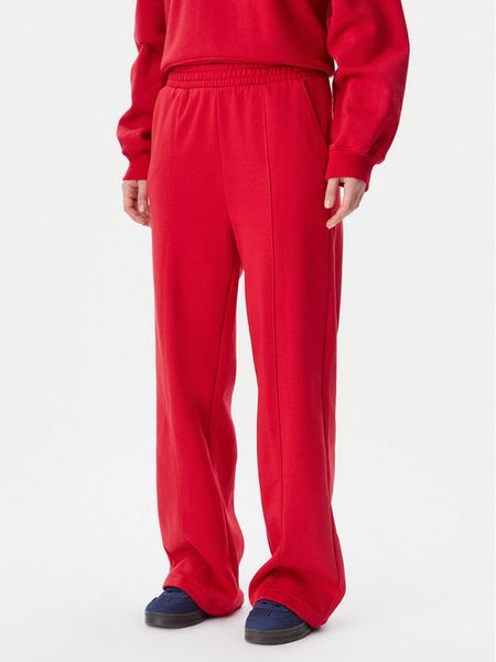 Gap Spodnie dresowe 729444-14 Czerwony Wide Leg. Czerwone spodnie dresowe damskie GAP, xs, bez wzorów, z bawełny. Za 129.99 zł.