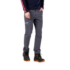Spodnie turystyczne męskie z wewnętrzną warstwą 100% merino Woolona Trek. Szare spodnie materiałowe męskie WOOLONA, bez wzorów, sportowe. W wyprzedaży za 630.00 zł.