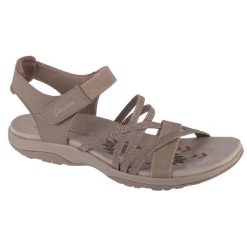 Sandały damskie, Reggae Slim - Meadow Grazer. Szare obuwie trekkingowe damskie Skechers, bez wzorów, bez obcasa. Za 249.99 zł.