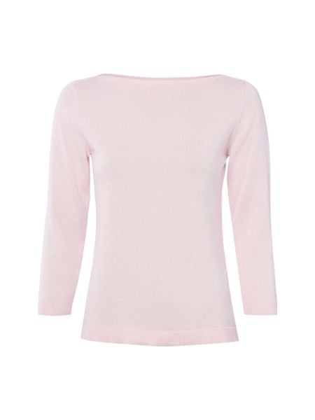 Brookshire Sweter z dzianiny Kobiety Bawełna różowy, XXXL. Czerwone swetry klasyczne damskie brookshire, z bawełny, bez kołnierzyka. Za 79.95 zł.